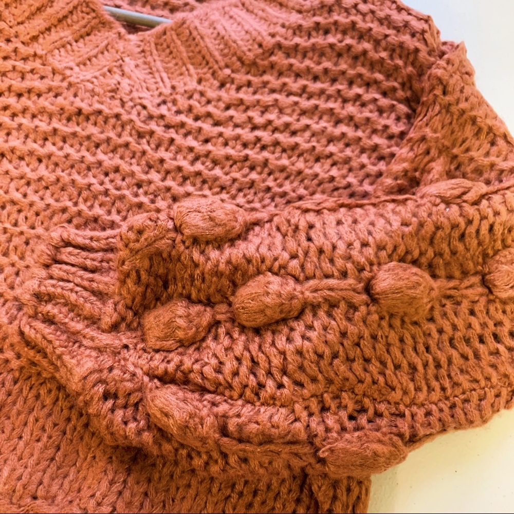 ♦️Brick V Neck Pullover Sweater - Picture 6 of 6